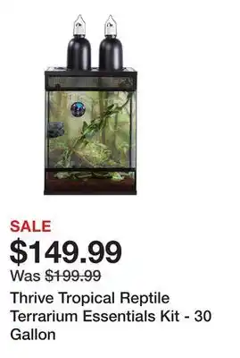 Petsmart Thrive Tropical Reptile Terrarium Essentials Kit - 30 Gallon offer