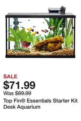 Petsmart Top Fin Essentials Starter Kit Desk Aquarium offer