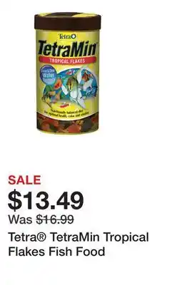 Petsmart Tetra TetraMin Tropical Flakes Fish Food offer