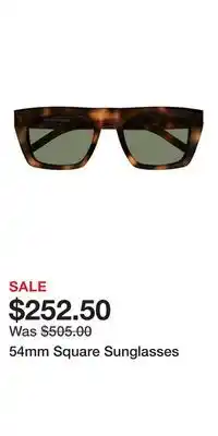 Nordstrom 54mm Square Sunglasses offer