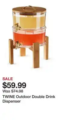 Nordstrom TWINE Outdoor Double Drink Dispenser offer