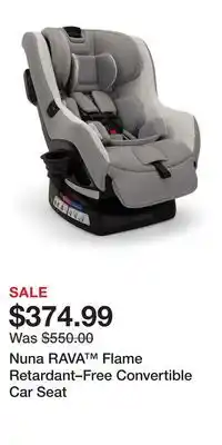 Nordstrom Nuna RAVA Flame Retardant–Free Convertible Car Seat offer