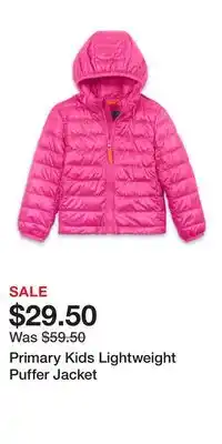 Nordstrom Primary Kids Lightweight Puffer Jacket offer