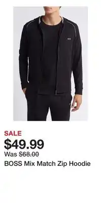 Nordstrom BOSS Mix Match Zip Hoodie offer