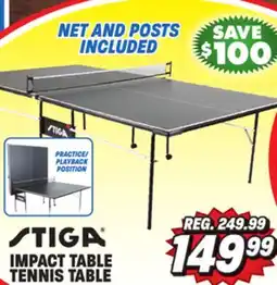 Big 5 Stiga Impact Indoor Table Tennis Table offer
