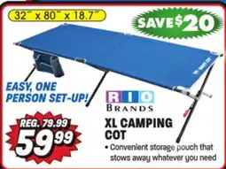 Big 5 Rio Gear XL Camping Cot offer