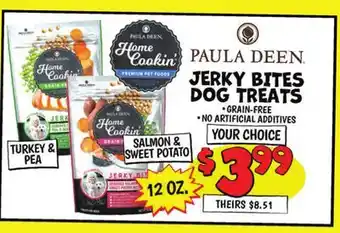 Ollie's PAULA DEEN JERKY BITES DOG TREATS offer