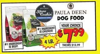 Ollie's PAULA DEEN DOG FOOD offer