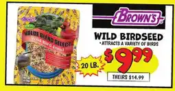 Ollie's BROWN'S WILD BIRDSEED offer