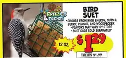 Ollie's FRITZ & FRIENDS BIRD SUET offer