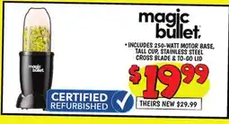 Ollie's Magic bullet offer