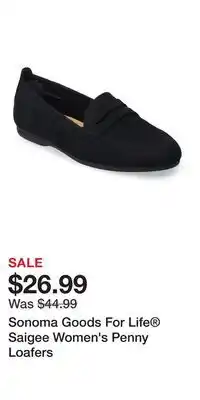 Kohl's Sonoma Goods For Life Saigee Women's Penny Loafers offer