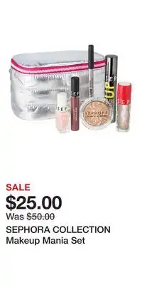 Kohl's SEPHORA COLLECTION Makeup Mania Set offer