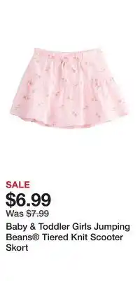 Kohl's Baby & Toddler Girls Jumping Beans Tiered Knit Scooter Skort offer