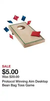 Kohl's Protocol Winning Aim Desktop Bean Bag Toss Game offer