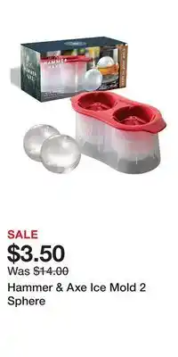 Kohl's Hammer & Axe Ice Mold 2 Sphere offer