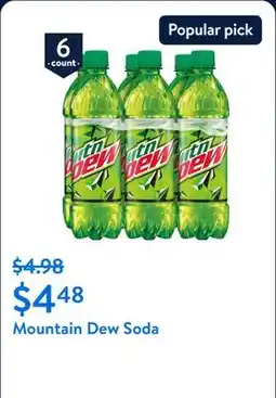 Walmart Mountain Dew The Original Soda Pop offer