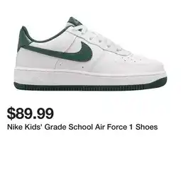 Dick's Sporting Goods Nike Kids' Grade School Air Force 1 Shoes offer