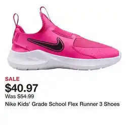 Dick's Sporting Goods Nike Kids' Grade School Flex Runner 3 Shoes offer