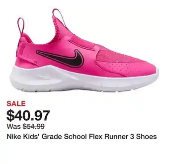 Dick's Sporting Goods Nike Kids' Grade School Flex Runner 3 Shoes offer