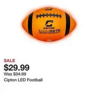 Dick's Sporting Goods Cipton LED Football offer