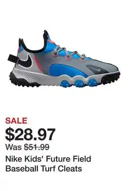 Dick's Sporting Goods Nike Kids' Future Field Baseball Turf Cleats offer