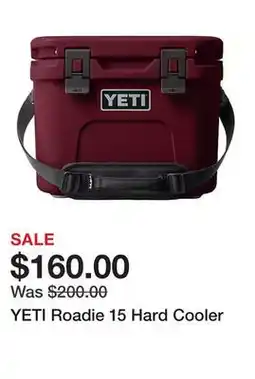 Dick's Sporting Goods YETI Roadie 15 Hard Cooler offer