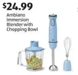 Aldi Ambiano Immersion Blender with Chopping Bowl offer