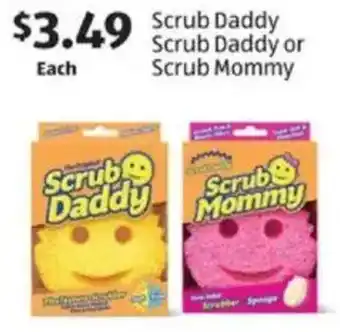 Aldi Scrub Daddy or Scrub Mommy offer