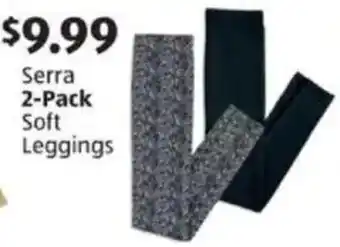 Aldi Serra 2-Pack Soft Leggings offer