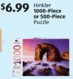 Aldi Hinkler 1000-Piece or 500-Piece Puzzle offer