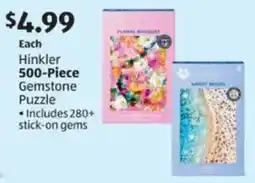 Aldi Hinkler 500-Piece Gemstone Puzzle offer