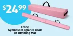 Aldi Crane Gymnastics Balance Beam or Tumbling Mat offer