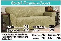 Ocean State Job Lot Stretch Furniture Covers offer