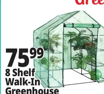 Ocean State Job Lot Tiller & Rowe 8-Shelf Walk-In Greenhouse offer