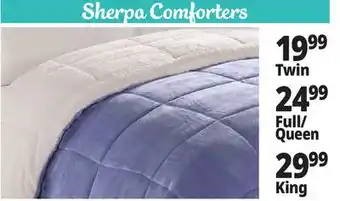 Ocean State Job Lot Sherpa Comforters offer