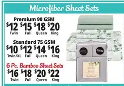 Ocean State Job Lot Microfiber Sheet Sets offer