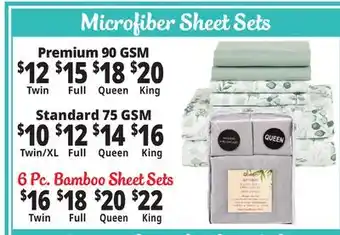 Ocean State Job Lot Microfiber Sheet Sets offer