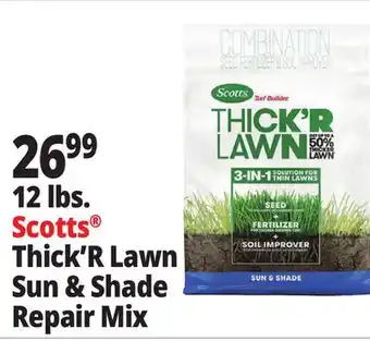 Ocean State Job Lot Scotts Thick'r Lawn Turf Builder 12 lbs offer