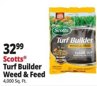 Ocean State Job Lot Scotts Turf Builder Weed & Feed 4,000 sq ft offer