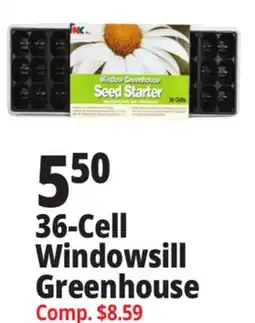 Ocean State Job Lot NK Lawn & Garden 36 Cell Window Greenhouse Seed Starter offer