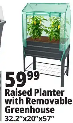 Ocean State Job Lot Raised Planter with Removable Greenhouse 32.2x20x57 offer