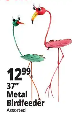 Ocean State Job Lot Outdoor Living Accents Metal Flamingo Bird Feeder 37 offer