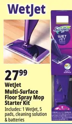 Ocean State Job Lot Swiffer WetJet Multi-Surface Mopping Cleanser Starting Kit 11-Piece offer