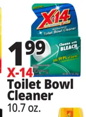 Ocean State Job Lot X-14 Antibacterial Drop-In Toilet Bowl Cleaner offer