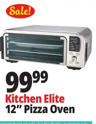 Ocean State Job Lot Kitchen Elite Air Fryer Pizza Oven with Hot Stone 19 Qt offer