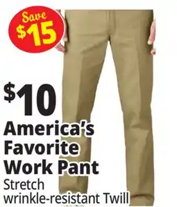 Ocean State Job Lot America's Favorite Work Pant offer