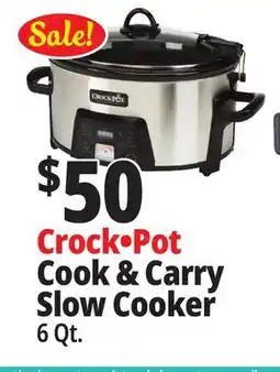 Ocean State Job Lot Crock•Pot Cook & Carry Slow Cooker offer