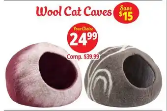 Ocean State Job Lot Wool Cat Caves offer