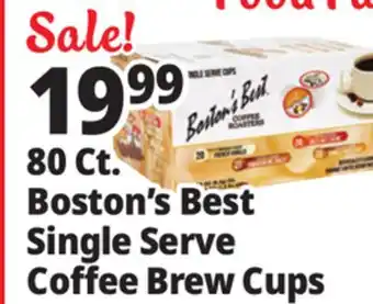 Ocean State Job Lot Boston's Best Coffee Cups 80 Count offer